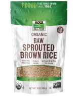 NOW Foods Sprouted Brown Rice, Organic - 16 oz.