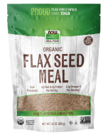 NOW Foods Flax Seed Meal, Organic - 22 oz.