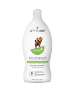 Attitude Dishwashing Liquid Green Apple & Basil - Front view