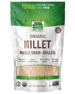 NOW Foods Millet, Organic - 16 oz.