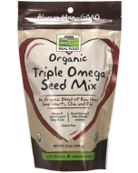 NOW Foods Triple Omega Seed Mix, Organic - 12 oz.