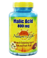 Nature's Life Malic Acid, 100 Vegetable Capsules