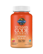 Garden of Life Vitamin Code D3 & K2 Gummies - Front view