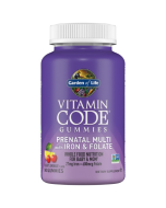 Garden of Life Vitamin Code Prenatal with Iron & Folic Acid Gummies - Front view