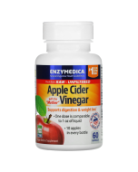 Enzymedica Apple Cider Vinegar with the Mother, 60 capsules