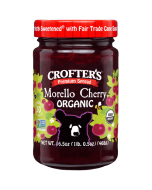 Crofter's Organic Premium Morello Cherry Fruit Spread - Front view