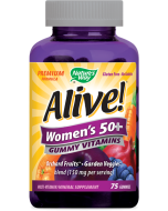 Nature's Way Alive! Women's 50+ Gummy Multi, 75 Gummies