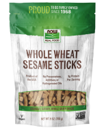 NOW Foods Whole Wheat Sesame Sticks - 9 oz