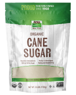 NOW Foods Cane Sugar, Organic - 2.5 lbs.