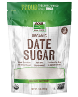 NOW Foods Date Sugar, Organic - 1 lb.