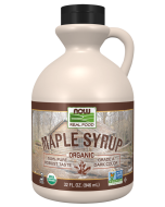 NOW Foods Maple Syrup, Organic Grade A Dark Color - 32 oz.