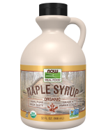 NOW Foods Maple Syrup, Organic Grade A Amber Color - 32 oz.