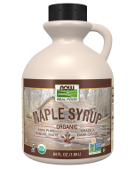 NOW Foods Maple Syrup, Organic Grade A Dark Color - 64 fl. oz