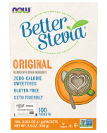 NOW Foods BetterStevia® Packets - 100 Packets/Box