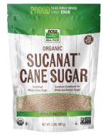 NOW Foods Sucanat® Cane Sugar, Organic - 2 lb