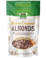 NOW Foods Almonds, Salted Caramel - 12 oz.