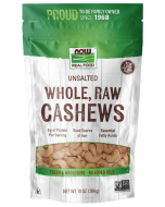 NOW Foods Cashews, Whole, Raw & Unsalted - 10 oz