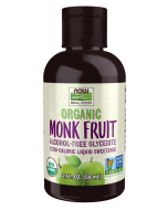 NOW Foods Monk Fruit Liquid, Organic Alcohol-Free Glycerite - 2 fl. oz.