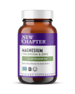 New Chapter Magnesium + Selenium & Zinc Tablets - Front view