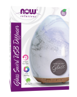 NOW Foods Ultrasonic Glass Swirl USB Oil Diffuser