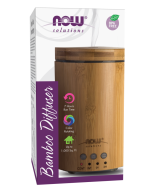 NOW Foods Ultrasonic Real Bamboo Essential Oil Diffuser