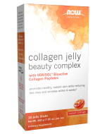 NOW Foods Collagen Jelly Beauty Complex, Sweet Orange - 10 Jelly Sticks