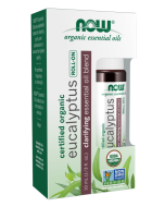 NOW Foods Eucalyptus Essential Oil Blend, Organic Roll-On - 10 mL