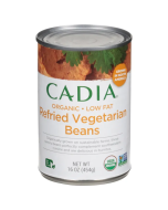 Cadia Organic Refried Vegetarian Beans - Front view