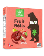 Bear Strawberry Fruit Rolls - Front view