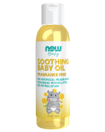 NOW Foods Soothing Baby Oil, Fragrance Free - Front view