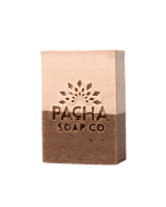 Pacha Soap Co. Coconut & Rice Milk Bar Soap - Front view