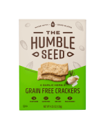 Humble Seed Grain Free Crackers Garlic Herb - Front view