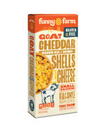 Funny Farm Mac & Cheese Goat Cheddar Shell - Front view