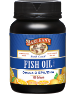 Barlean's Fresh Catch Orange Flavor Fish Oil, 100 Softgels