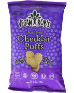 Vegan Rob's Dairy Free Cheddar Puffs, 3.5 oz. 