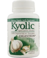 Kyolic Formula 102 Aged Garlic with Enzymes, 100 Capsules