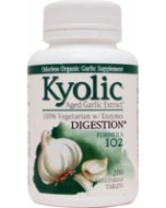 Kyolic Formula 102 Aged Garlic with Enzymes 200 tabs