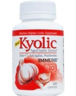 Kyolic Formula 103 Aged Garlic With Vitamin C And Astragalus, 100 Capsules