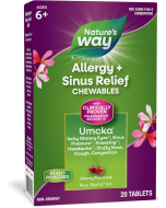 Nature's Way Umcka® Allergy & Sinus, 20 Cherry Tablets