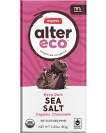 Alter Eco Deep Dark Sea Salt Chocolate Bar