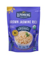 Lundberg Family Farms Organic Regenerative Organic Certified Brown Jasmine Rice, 8oz.