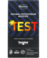 Biochem TEST, Natural Testosterone Booster, 60 Vegetarian Capsules