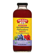 Bragg Organic Apple Cider Vinegar Refresher, Concord Grape & Hibiscus