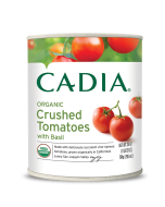 Cadia Organic Crushed Tomatoes with Basil, 28 oz.