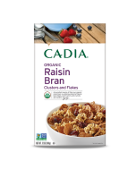 Cadia Organic Raisin Bran Clusters and Flakes Cereal, 12 oz.