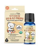 Legendairy Milk Organic Baby and Toddler D3&K2 Drops - Front view