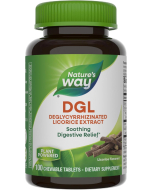 Nature's Way DGL, Licorice Flavor, 100 Chewable Tablets