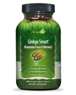 Irwin Naturals Ginkgo Smart, 60 Softgels