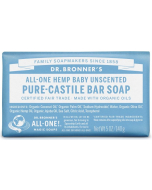 Dr. Bronner's Baby Unscented Pure-Castile Bar Soap, 5 oz.