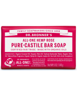 Dr. Bronner's Rose Pure-Castile Bar Soap